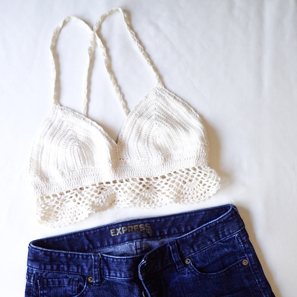 American Eagle Knitted Crop Top Size S